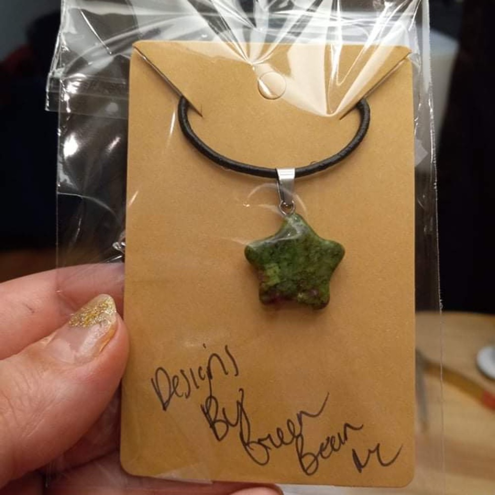 Star stone necklace 16”